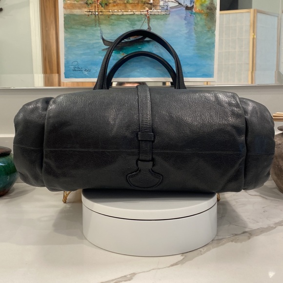 Cole Haan - Classic Black Leather Shoulder Bag - EUC - Picture 17 of 17